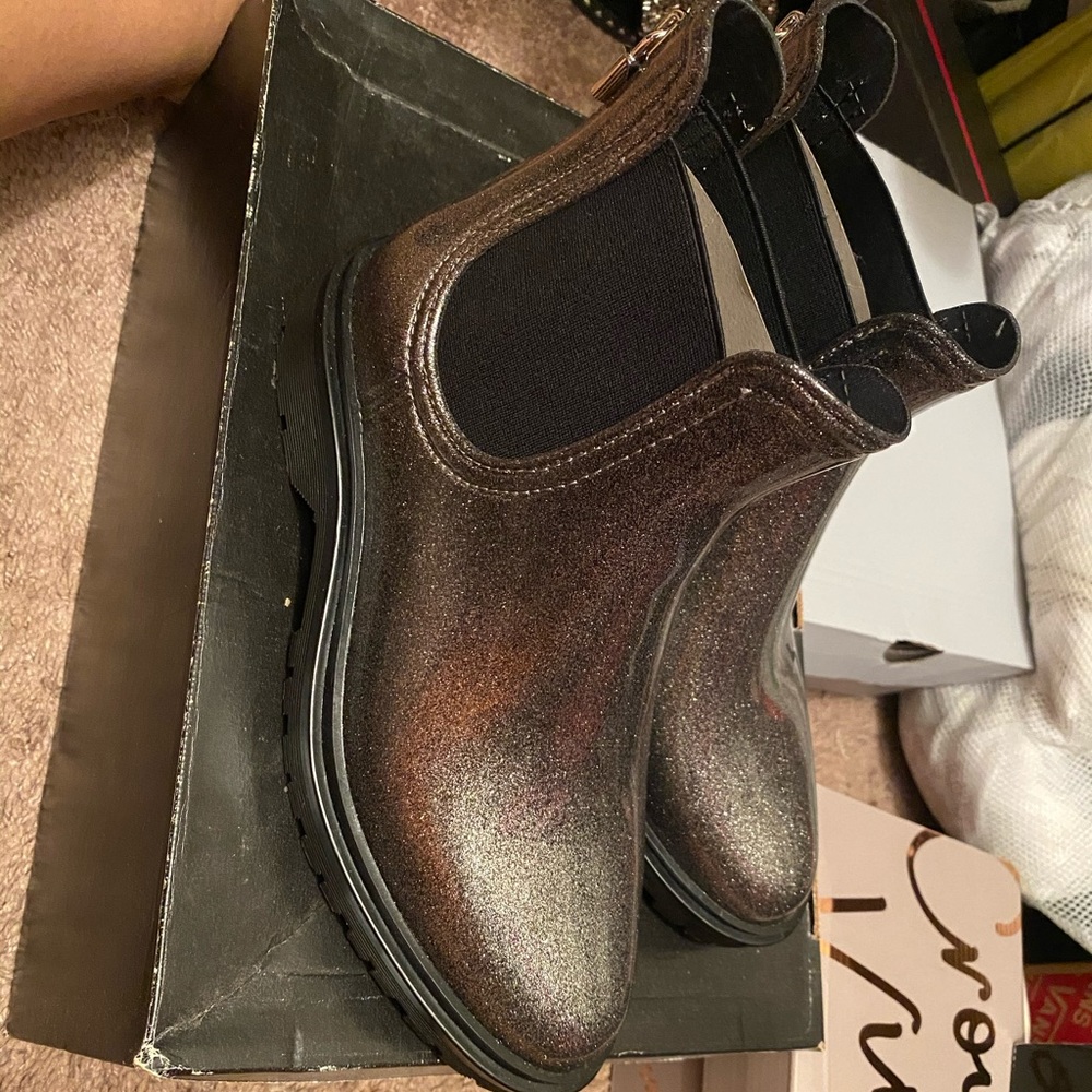 MICHAEL KORS GLITTER RAIN BOOTS SALE !! NEW